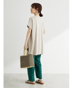 Green Parks 汗じみ防止Ｗカフスフレンチチュニック