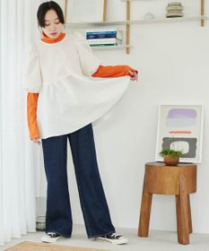 WEGO ソフトタッチカラーリブロンT