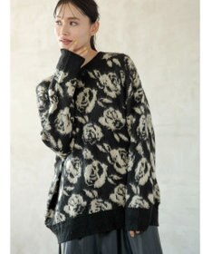 Green Parks ・ＳＵＧＡＲ　ＳＰＯＯＮ　フラワーシャギーニット