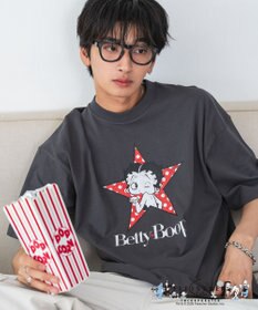 WEGO 【ベティ・ブープ/ユニセックス着用ITEM/SMLサイズ展開】キャラクターズグラフィックT4（SS）