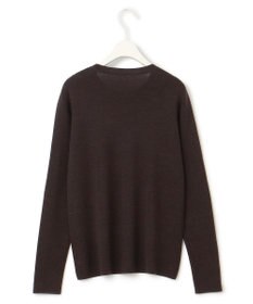 ICB 【洗える】エクストラファインメリノ クルーネックプルオーバー