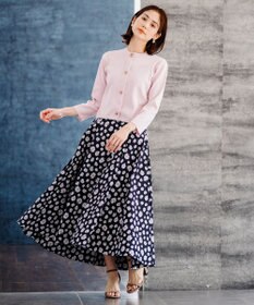 組曲 S 【組曲×setsuko sagittaire】ビジューボタンカーディガン