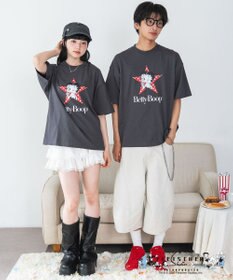 WEGO 【ベティ・ブープ/ユニセックス着用ITEM/SMLサイズ展開】キャラクターズグラフィックT4（SS）