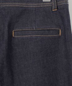 J.PRESS LADIES L 【洗える】 10oz Stretch Denim セミワイド パンツ