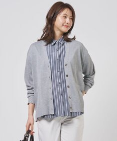 J.PRESS LADIES Vis/Pe スパーク ニット カーディガン