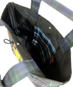 +RING 【水・汚れに強い】【A4サイズ収納】撥水トートバッグ M CHK SR256