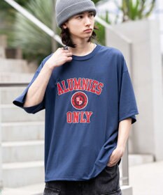 WEGO 【接触冷感/ユニセックス着用ITEM】カレッジロゴグラフィックT（SS）