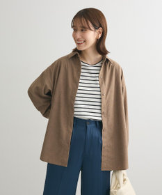 Green Parks ソフトコーデュロイシャツ