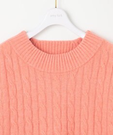 ANY SIS 【洗える】ケーブルAir ニット