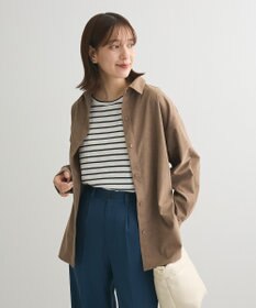 Green Parks ソフトコーデュロイシャツ