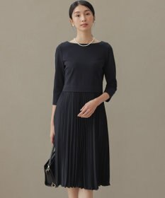 組曲 【KUMIKYOKU NAVY】ジャージーコンビプリーツ ワンピース