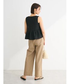 Green Parks ジャガードペプラムＺｉｐベスト