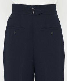 uncrave 【防シワ・洗濯機洗い可】ウォッシャブル ダブルクロス ワイドパンツ