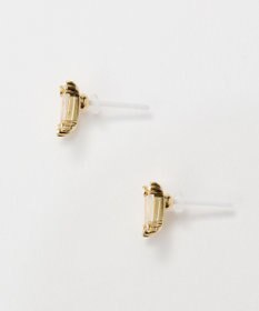 Phoebe 【金属アレルギー対応】クラシックバケットビジューセラミックピアス