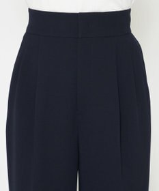 uncrave 【防シワ・洗濯機洗い可】ウォッシャブル ダブルクロス ワイドパンツ