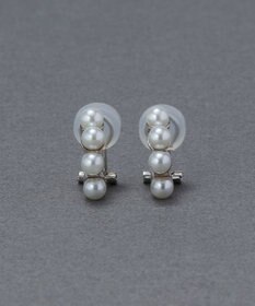 Phoebe 【痛くないシリーズ】ノーブルパールエアリーイヤリング　シルバー