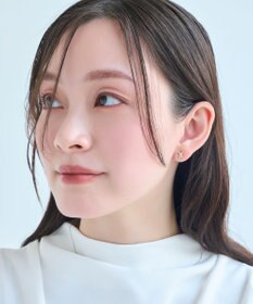 Phoebe 【金属アレルギー対応】クラシックバケットビジューセラミックピアス