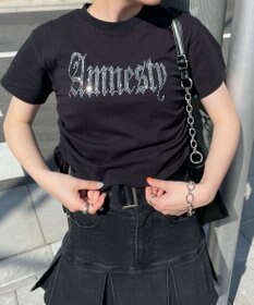 WEGO サイドドロストラインストーンT