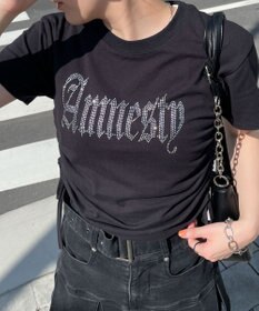 WEGO サイドドロストラインストーンT