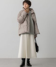23区 L 【Oggi掲載】シレータフタ ハイネック ショート ダウンコート