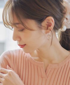 Tiaclasse ダブルリングピアス