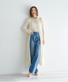 YECCA VECCA レース切替ジレワンピース