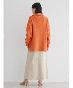 AMERICAN HOLIC バイパチハーフＺＩＰ片畦ニットプルオーバー　