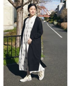 CRAFT STANDARD BOUTIQUE 裾スリットロングニットカーディガン