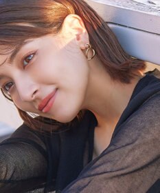 Tiaclasse ダブルリングピアス