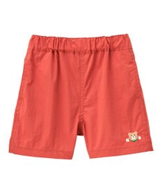 MIKI HOUSE HOT BISCUITS 【80-120cm】撥水素材 ワンポイント 5分丈パンツ