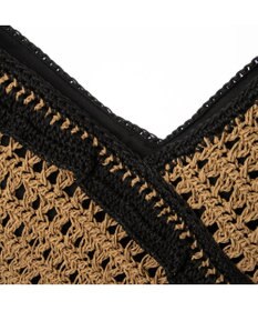 UNBILLION cachecache フリル編みワンハンドルクロッシェトート