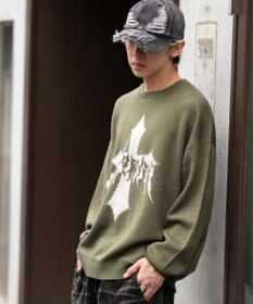 WEGO ダメージジャガードプルオーバー