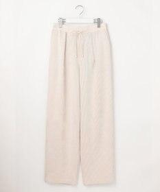 自由区 【洗える】ソフトコーデュロイワイド パンツ