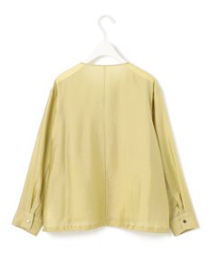 ICB 【接触冷感・速乾・洗える】 リヨセルナイロンワッシャー ノーカラーブルゾン