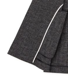 ICB L ミックスブッチャー バックスリットジレ