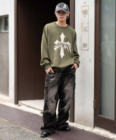 WEGO ダメージジャガードプルオーバー