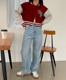 WEGO ニットショートスタジャン