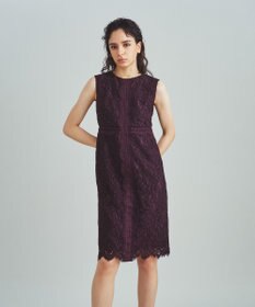 GRACE CONTINENTAL レースタイトドレス