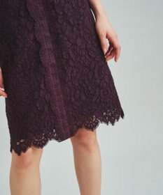 GRACE CONTINENTAL レースタイトドレス