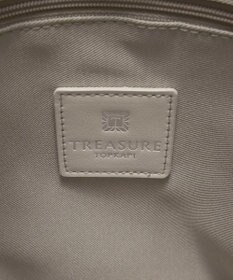 TOPKAPI 【TREASURE TOPKAPI】フェイクレザー ポーチ付き パラコード かがりトートバッグ