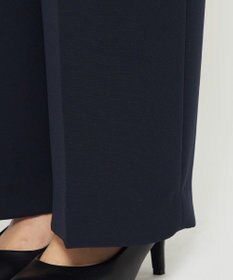 uncrave 【防シワ・洗濯機洗い可】ウォッシャブル ダブルクロス ワイドパンツ