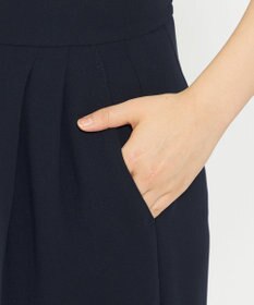 uncrave 【防シワ・洗濯機洗い可】ウォッシャブル ダブルクロス ワイドパンツ