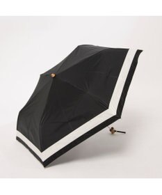UNBILLION カシュネ cachenez / PU切り継ぎボーダー3段折りたたみ傘