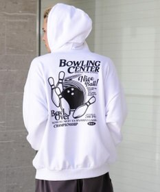 WEGO ヘビーウエイトユニークモチーフプルパーカー