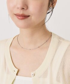 AMERICAN HOLIC 【ステンレス】スイッチドボールチェ－ンネックレス