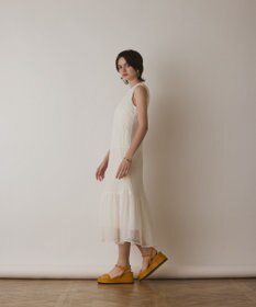GRACE CONTINENTAL メッシュロングワンピース