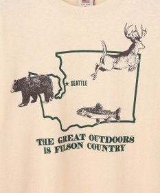 JOSEPH ABBOUD MOUNTAIN 【FILSON】LONG SLEEVE PLONEER GRAPHIC T SHIRT