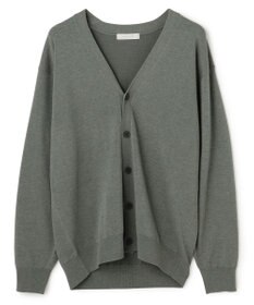 UNFILO MENS 【男女兼用】ソフトサーモ アンチピリングニット カーディガン