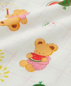 MIKI HOUSE HOT BISCUITS 【ミキハウス】【80-120cm】ミキハウスベア 甚平スーツ