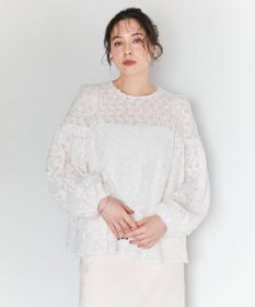 #Newans 【洗える】フィラッフィギャザースリーブブラウス